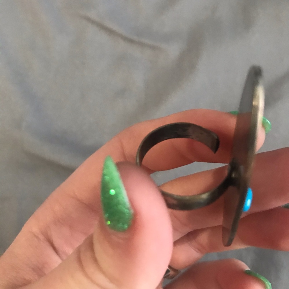 Vintage Adjustable Silver Ring - Picture 5 of 5